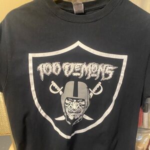 Gildan Black 100 demons shirt circa 2005